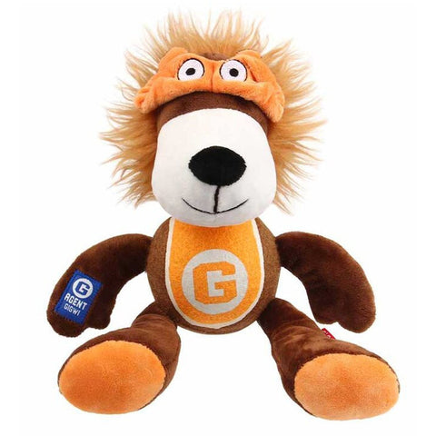 GiGwi Agent Lion Plush with Tennis Ball