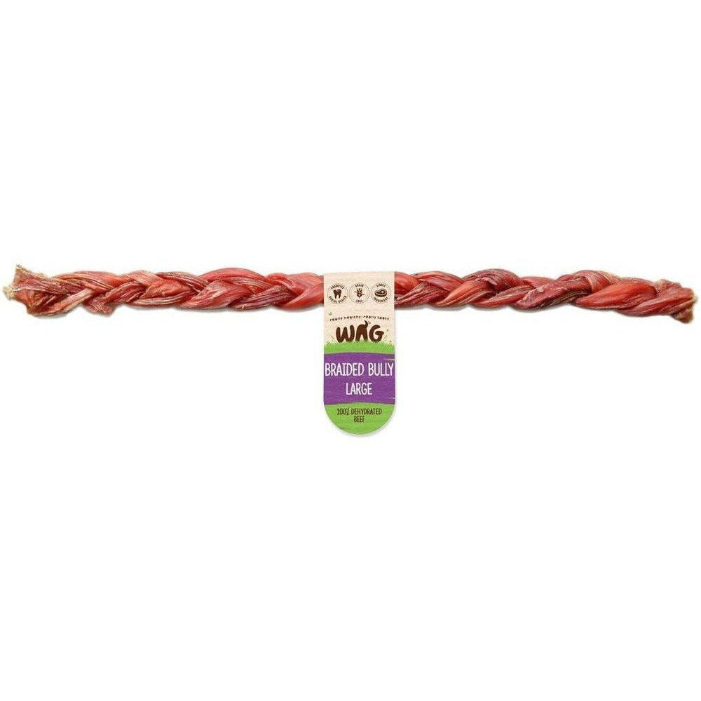 Wag braided shop bully stick