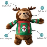 Fringe Studio Feeling Festive Plush Dog Toy