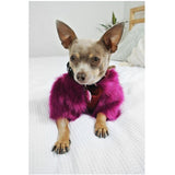 Plum Faux Fur Jumpers - Furevables Pet Boutique