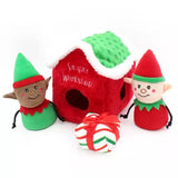 Zippy Paws Holiday Burrow - Santas Workshop