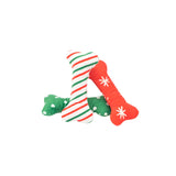 Zippy Paws Holiday Patterned Bones - 3 Pack