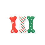 Zippy Paws Holiday Patterned Bones - 3 Pack