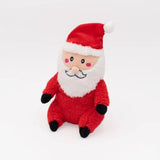 Zippy Paws  Christmas Holiday Cheeky Chumz - Santa