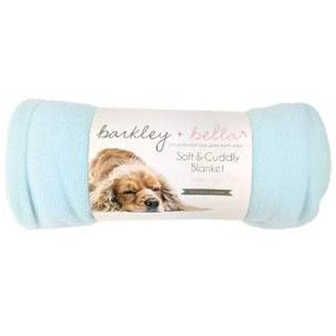 Blue Barkley Bella Fleece Blanket