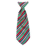Copy of Christmas Holiday Long Tie- Candy Cane - Furevables Pet Boutique