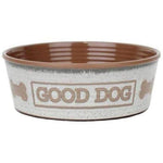 Barkley and Bella Good Dog Bowl - Natural - Furevables Pet Boutique