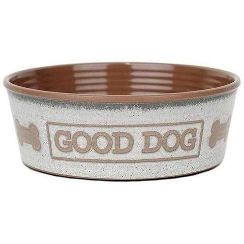 Barkley and Bella Good Dog Bowl - Natural - Furevables Pet Boutique