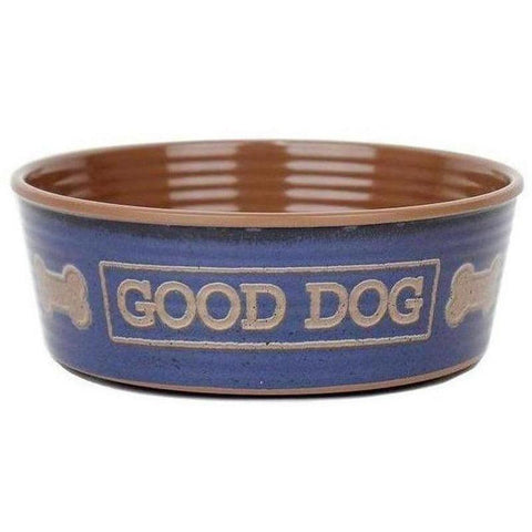 Barkley and Bella Good Dog Bowl - Indigo - Furevables Pet Boutique