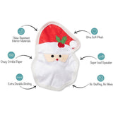 Here Comes Santa Dog Toy - No Stuffing! - Furevables Pet Boutique