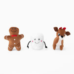Zippy Paws Miniz - Santa Friends - Furevables Pet Boutique