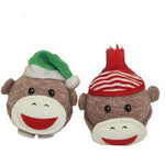 Sock Monkey Shaker Head - Furevables Pet Boutique