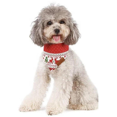 Christmas Festive Dog Bandana - Furevables Pet Boutique